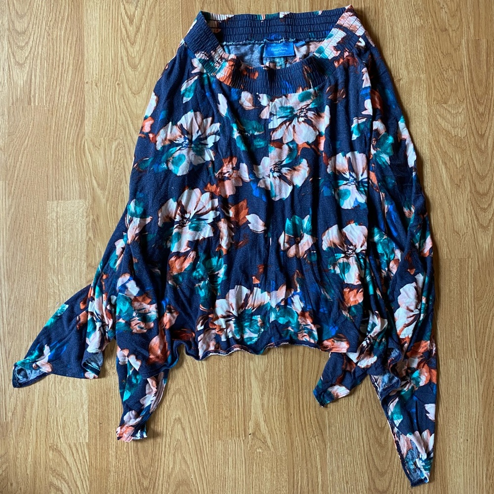 SimplyVera Vera Wang Floral Handkerchief Skirt